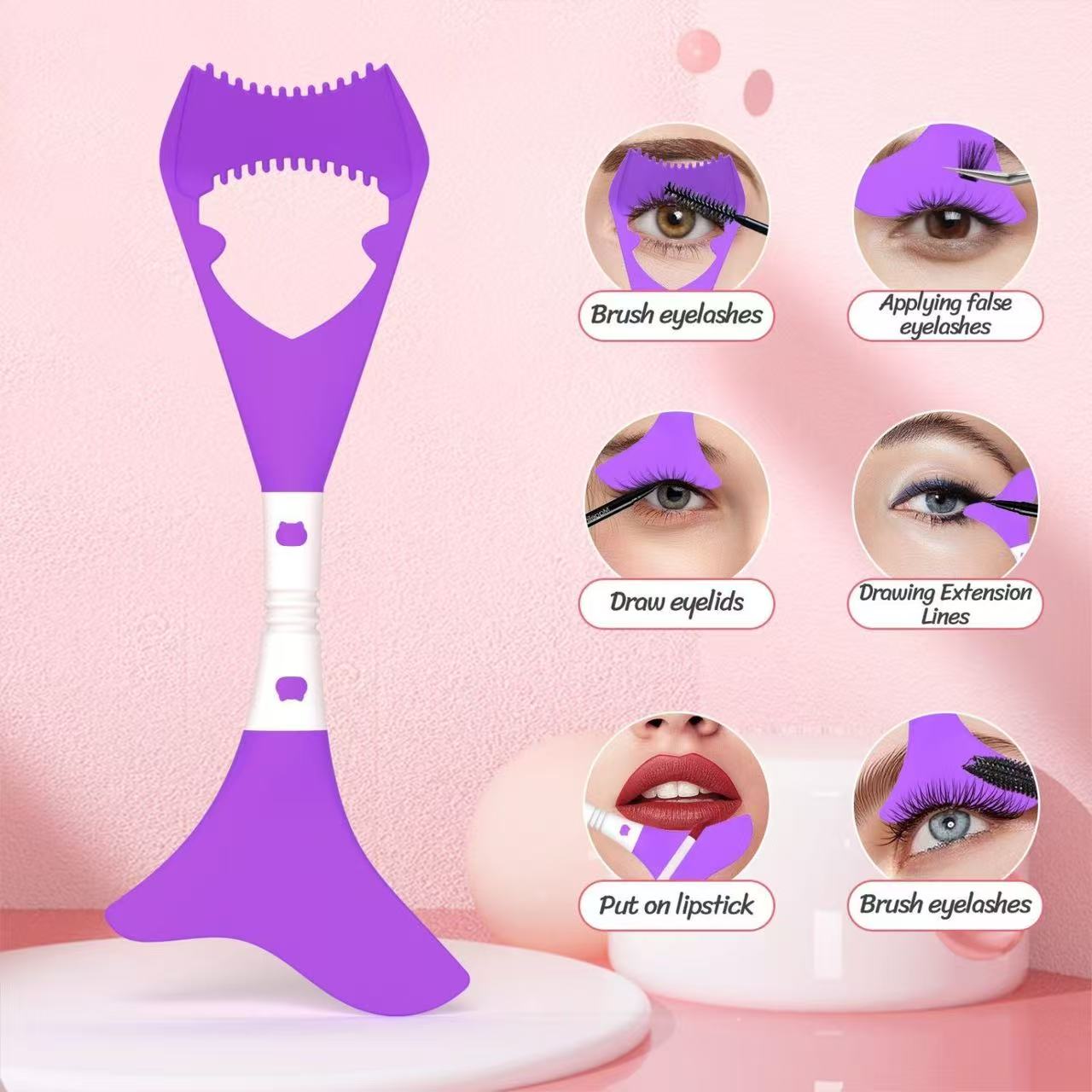 3 - in - 1 Mascara Shield – Eye Makeup Tool for Smudge - Free Lashes & Perfect Application - Cynette LivingBeauty Kits