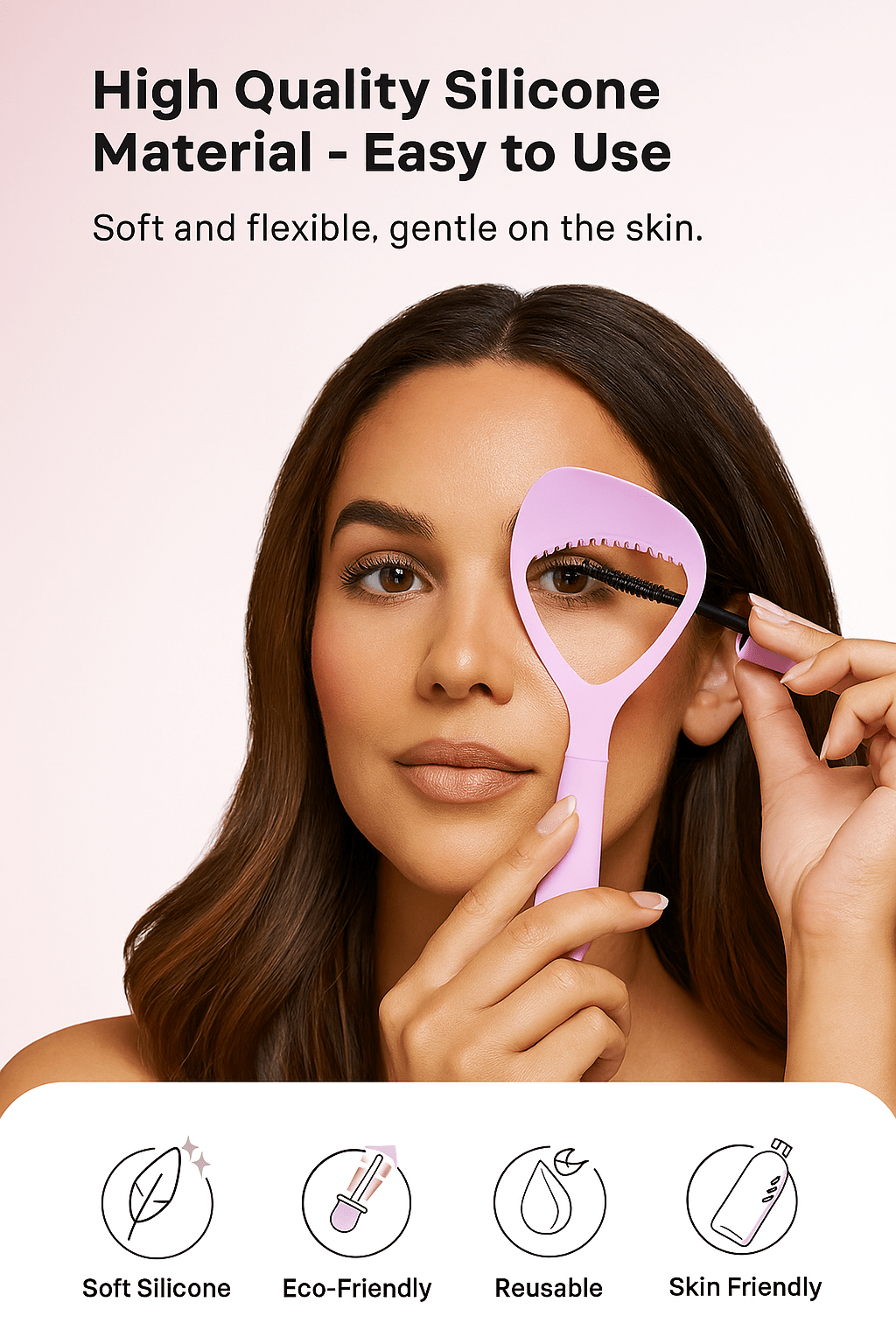 3 - in - 1 Mascara Shield – Eye Makeup Tool for Smudge - Free Lashes & Perfect Application - Cynette LivingBeauty Kits