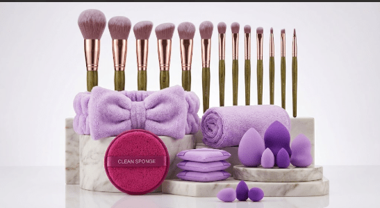 40-Piece Beauty Makeup Kit | Makeup Brushes and Cosmetic Tools Set - Cynette LivingBeauty Kits