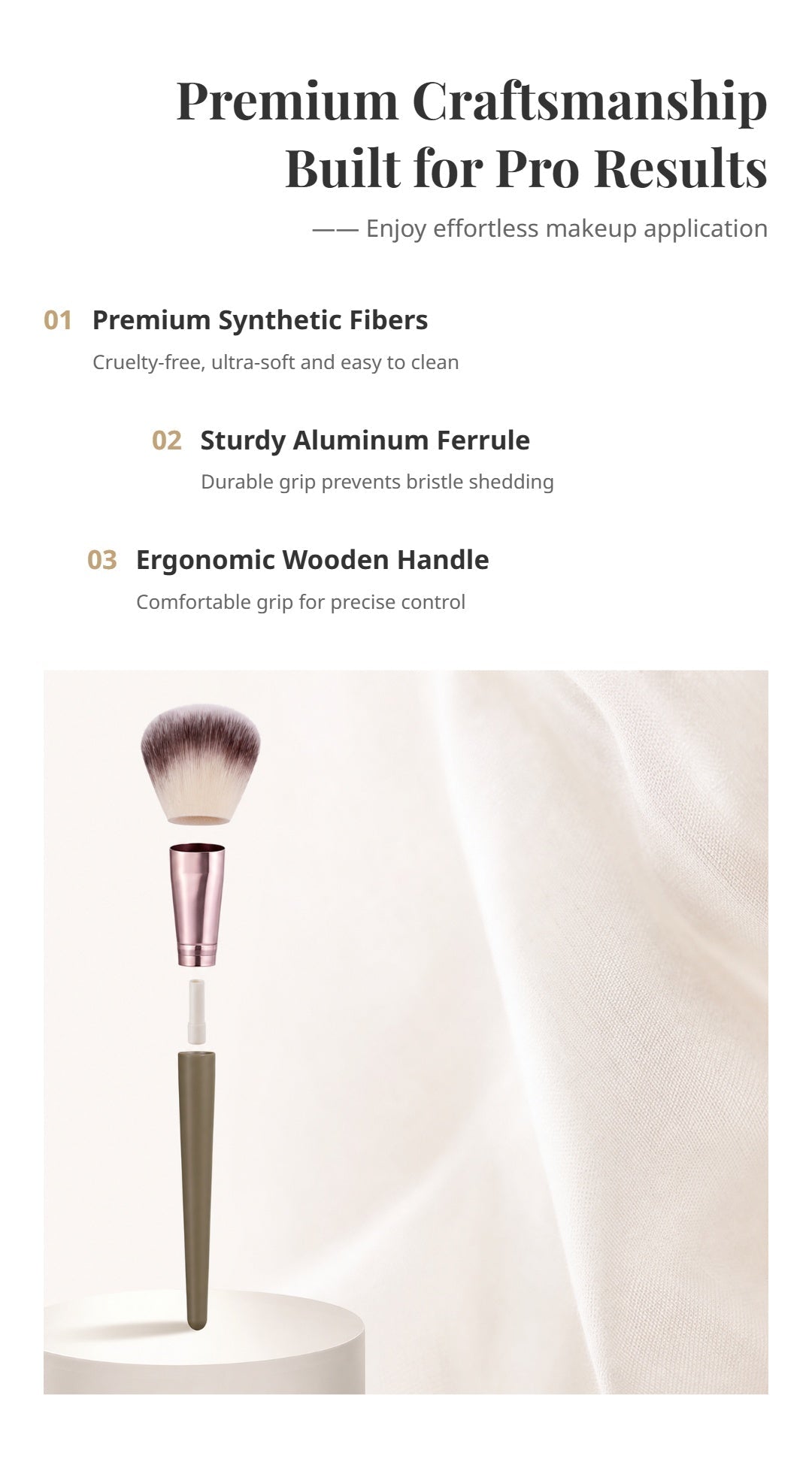 40-Piece Beauty Makeup Kit | Makeup Brushes and Cosmetic Tools Set - Cynette LivingBeauty Kits