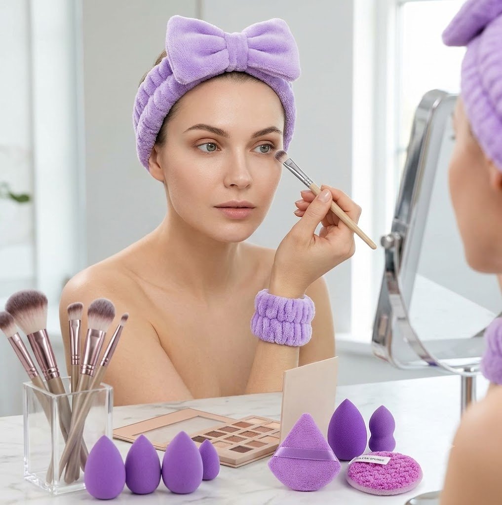 40-Piece Beauty Makeup Kit | Makeup Brushes and Cosmetic Tools Set - Cynette LivingBeauty Kits