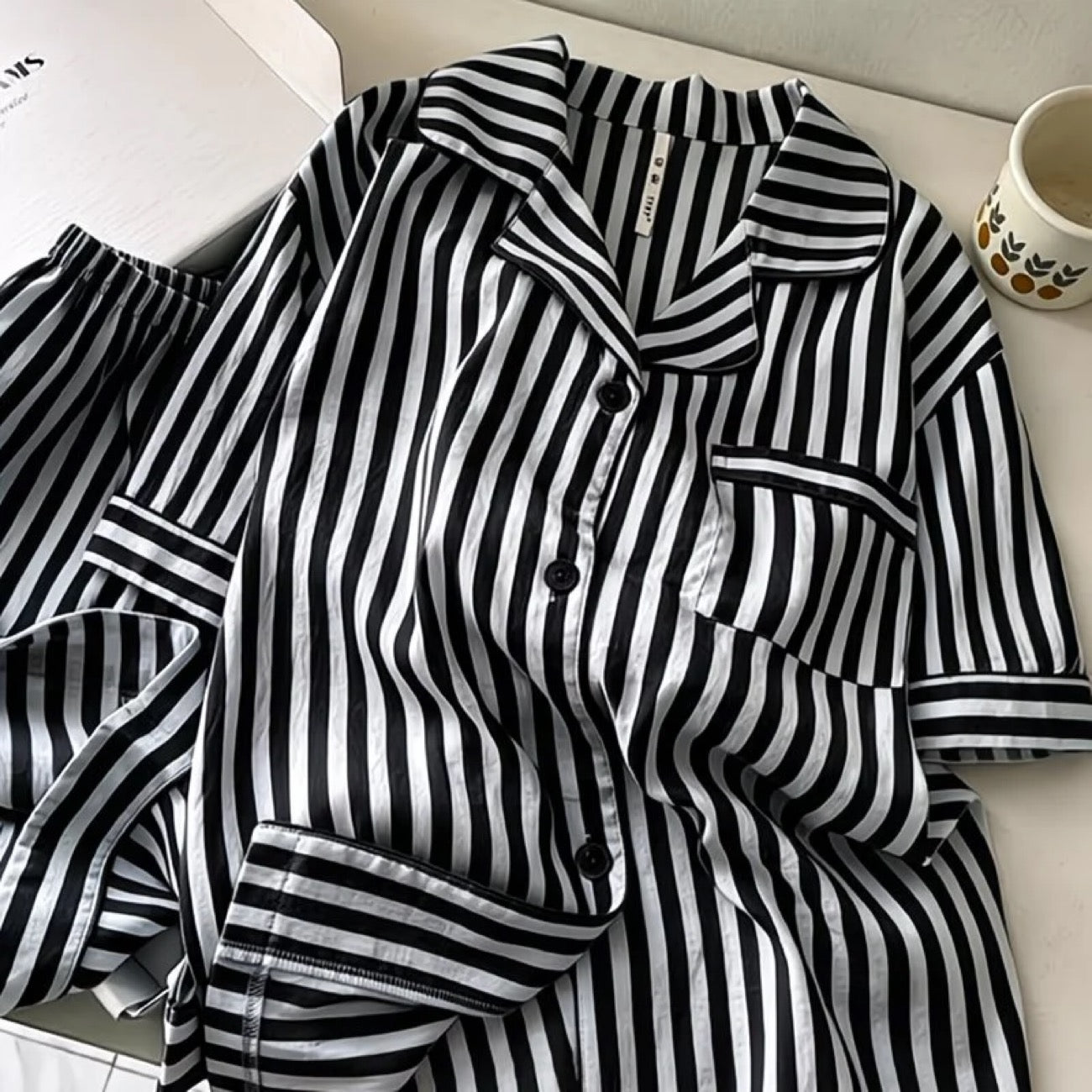 2-Piece Women's Pyjama Set | Soft Cotton Loungewear and Sleepwear