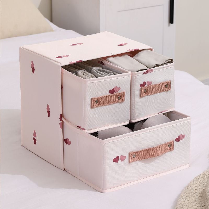 Foldable Wardrobe Storage Boxes | Closet Organizer Bins for Clothes, Blankets and Seasonal Storage