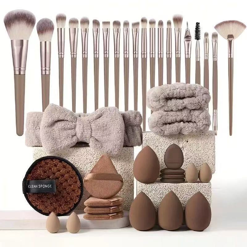 Cynette Beauty Kits – Makeup Brushes, Puff Sponges & Spa Accessories (15–40 PCS) - Cynette LivingBeauty Kits