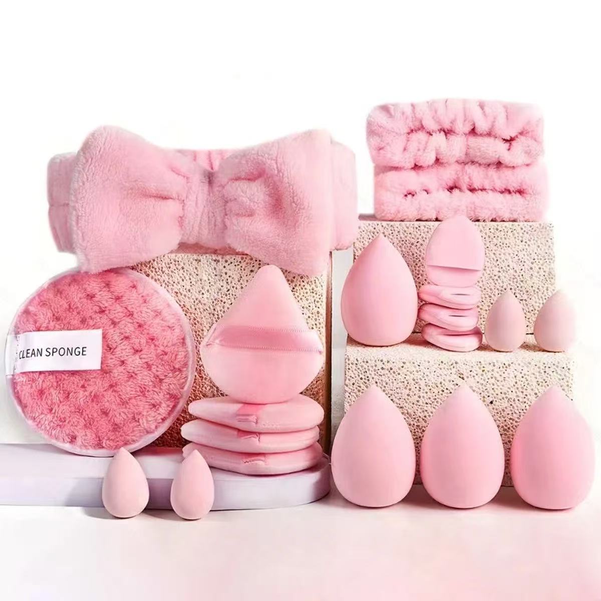 Cynette Beauty Kits – Makeup Brushes, Puff Sponges & Spa Accessories (15–40 PCS) - Cynette LivingBeauty Kits