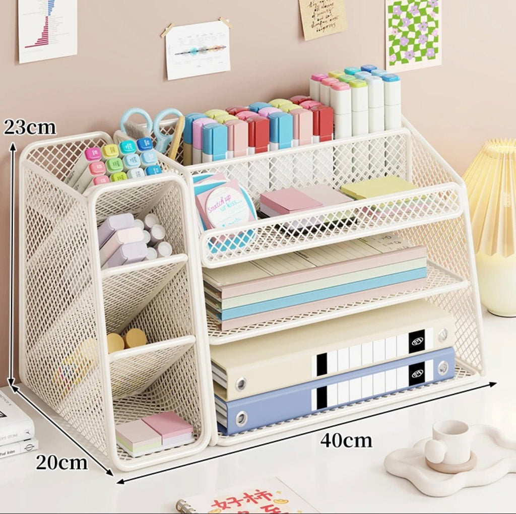 Desktop Organizer | Modern Desk Storage for Office and Home Workspace - Cynette LivingOffice Accessories