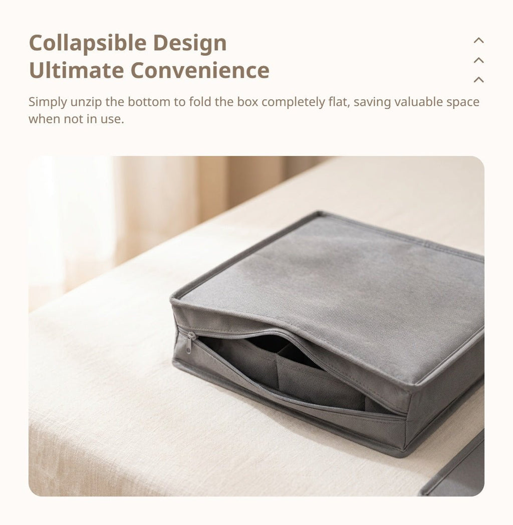 Foldable Underwear Storage Box | Closet Organizer for Socks and Lingerie - Cynette LivingStorage Organization