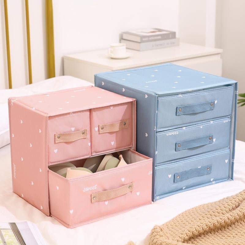 Foldable Wardrobe Storage Boxes | Closet Organizer Bins for Clothes, Blankets and Seasonal Storage - Cynette LivingStorage Organization