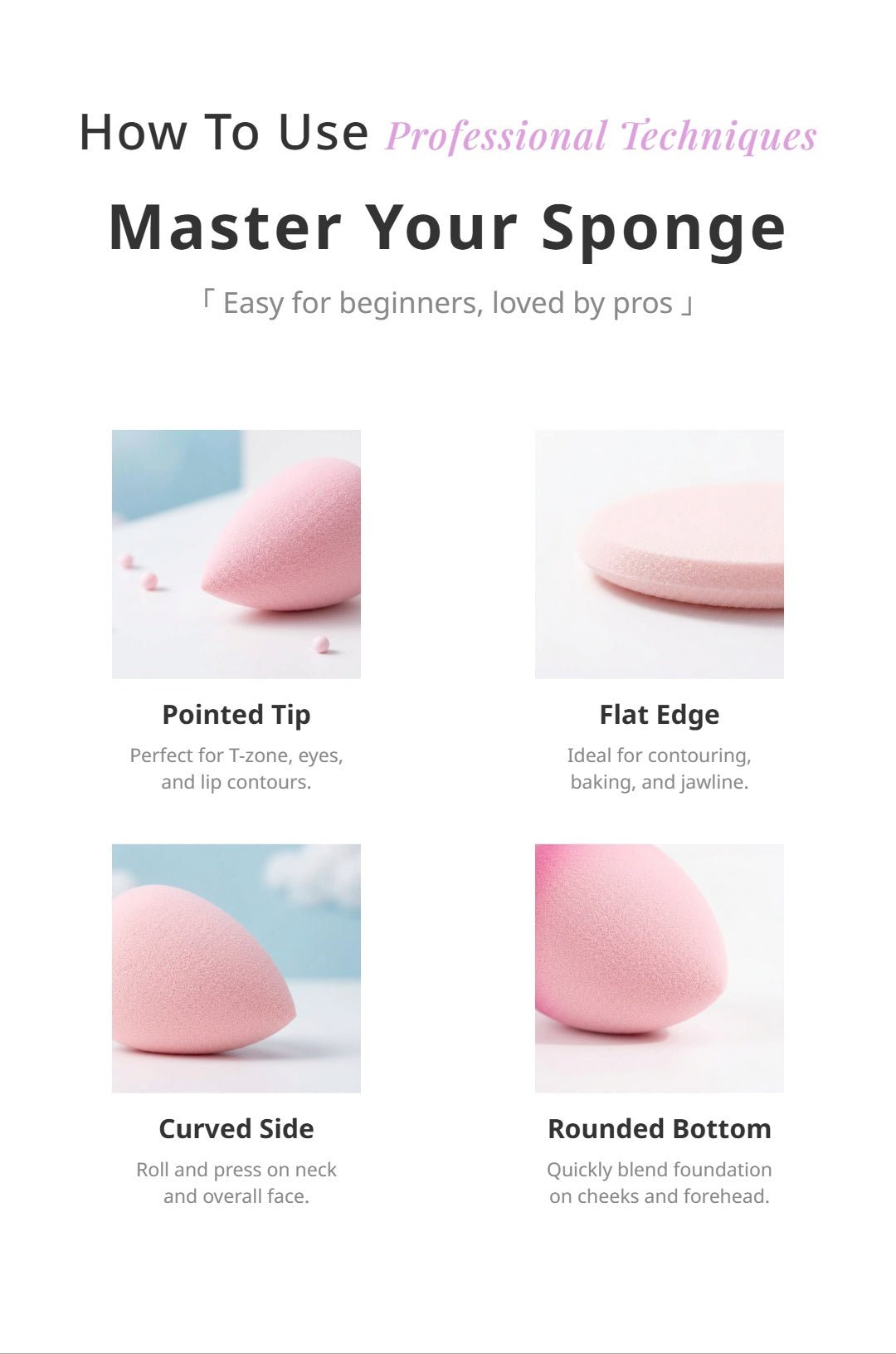 Makeup Sponge & Powder Puff Set | Beauty Blender Collection - Cynette LivingBeauty Kits