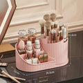 Rotating Cosmetic Organizer Box with Lid | Dustproof Makeup Storage Container - Cynette LivingStorage Organization